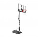 Cтойка баскетбольная, мобильная Spalding Silver Portable W/Black BASE  Acrylic 52" 75761CN 75_75
