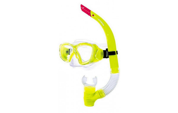 Набор для плавания (маска+трубка) Atemi (желтый), 24103 600_380