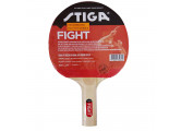Ракетка для настольного тенниса Stiga Fight Red, 184001, для любителей, накладка 1,5 мм ITTF, прямая ручка