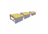 Скамья для измерения гибкости ФС 500 мм Dinamika ZSO-003017