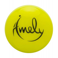 Мяч для художественной гимнастики d19 см Amely AGB-301 желтый