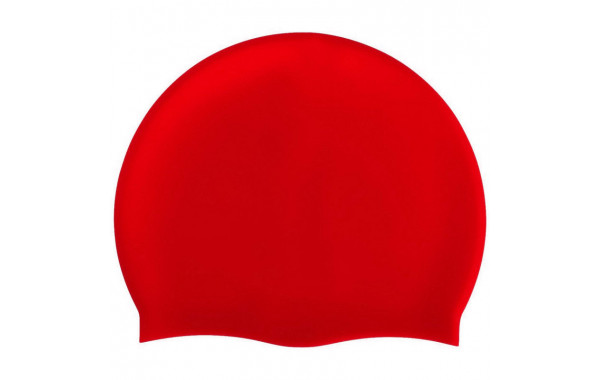 Шапочка для плавания Sportex силиконовая одноцветная B31520-3 (Красный) 600_380