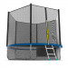 Батут с внешней сеткой и лестницей EVO Jump External 10ft+ нижняя сеть, синий 75_75