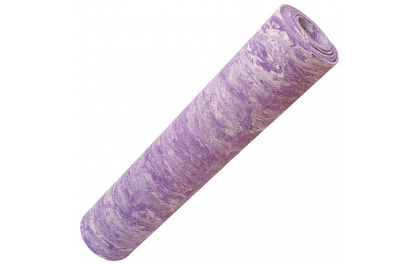 Коврик для йоги 173х61х0,3см Sportex ЭВА E40022 фиолетовый Мрамор (147-002) 600_380