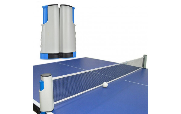 Сетка для настольного тенниса с авторегулировкой Sportex E33569 серо\синий 600_380