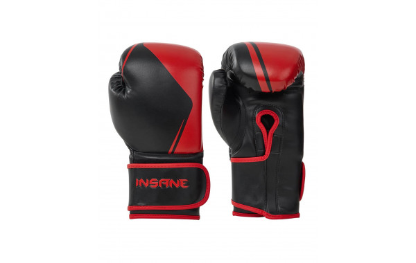 Перчатки боксерские Insane Montu ПУ, 14 oz, красный 600_380
