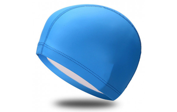Шапочка для плавания Sportex одноцветная B31516-0 (Голубой) 600_380