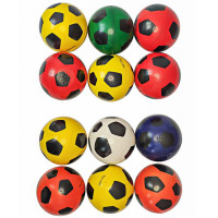 Эспандер кистевой мяч ПУ, d6,3 см Sportex E41780 радуга футбола