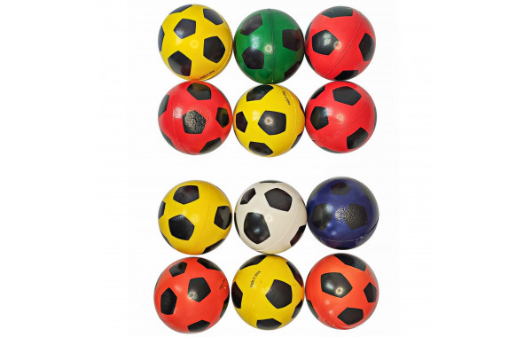Эспандер кистевой мяч ПУ, d6,3 см Sportex E41780 радуга футбола 600_380