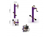 Тренажер для инвалидов колясочников Ручной и ножной велосипед Hercules УТМ-001