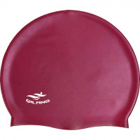 Шапочка для плавания силиконовая взрослая (бордовая) Sportex E41568