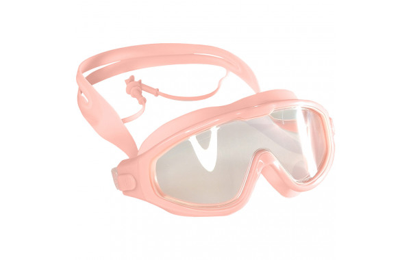Очки полумаска для плавания юниорская (силикон) (розовые) Sportex E33122-3 600_380