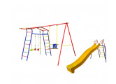 Детский спортивный комплекс КМС Игромания дачный (Базовый) с горкой КМС-420