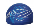 Шапочка для плавания Sportex с принтом ПУ E36890-10 темно синий