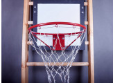 Щит баскетбольный навесной 60x60см с кольцом и сеткой Гимнаст 2.63