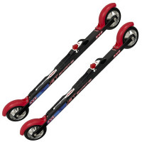 Лыжероллеры с креплениями KV+ Коньковые JET Rollski Skate 60 cм черный