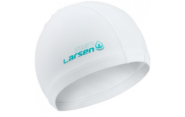 Шапочка для плавания Larsen Ultra белая 600_380