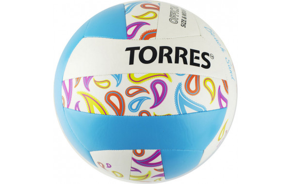 Мяч волейбольный пляжный Torres Beach Sand Blue V32095B, р.5 600_380
