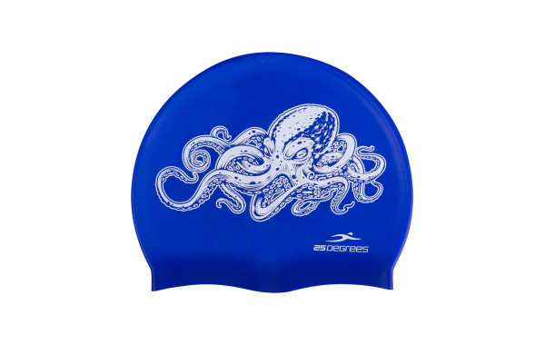 Шапочка для плавания 25DEGREES Octopus Navy, силикон, детский 600_380