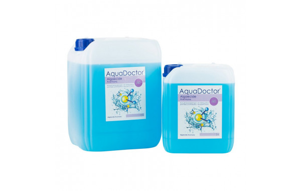Альгицид непенящийся, жидкость для борьбы с водорослями AquaDoctor 10л канистра AQ3210 600_380