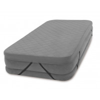 Покрывало-наматрасник Intex для надувной кровати 99х191x10 см 69641 серый
