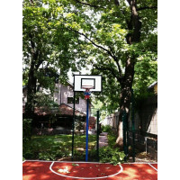 Стойки баскетбольные ФСИ уличные, вылет 1,2 м, для щита из фанеры 180x105cм, пара 6550