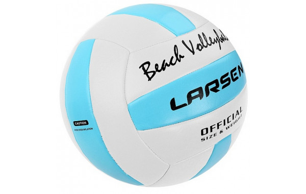 Мяч волейбольный пляжный Larsen Beach Volleyball Blue р.5 600_380