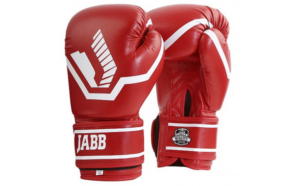 Боксерские перчатки Jabb JE-2015/Basic 25 красный 12oz 600_380