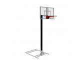 Стойка баскетбольная мобильная со щитом 1200х900 мм поликарбонат (белая разметка) Dinamika ZSO-003126