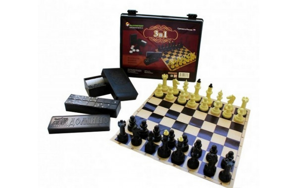 Игра 3 в 1 (шашки, домино, шахматы) 03-039 600_380