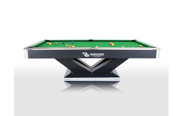 Бильярдный стол для пула Rasson Billiard Victory II Plus, 9 ф 55.300.09.5 черный, с плитой 600_380