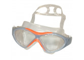 Очки маска для плавания взрослая (серо/оранжевые) Sportex E36873-11