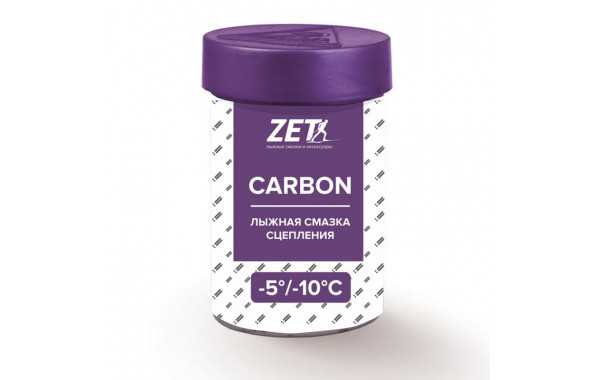 Мазь держания Zet Carbon Violet (-5°С -10°С) 30 г (без фтора) 34437 600_380