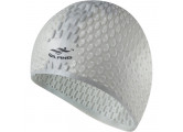 Шапочка для плавания силиконовая Bubble Cap (серебро) Sportex E41537