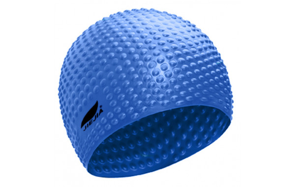 Шапочка для плавания Sportex Bubble Cap E38926 синий 600_380