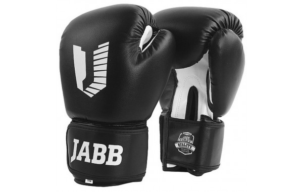 Боксерские перчатки Jabb JE-4068/Basic Star черный 12oz 600_380
