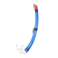 Трубка плавательная Salvas Flash Junior Snorkel DA301C0BBSTS синий