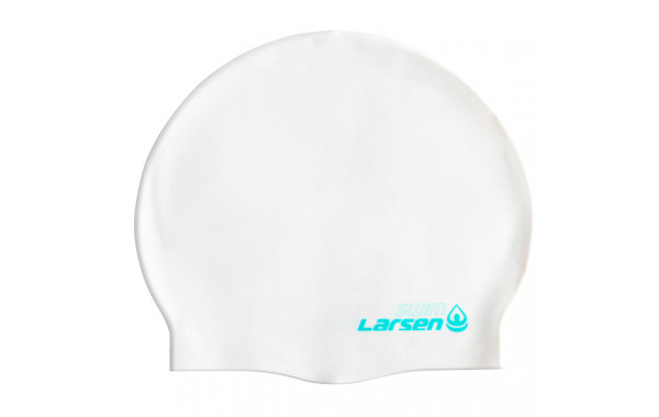 Шапочка плавательная Larsen MC43, силикон, белый 600_380