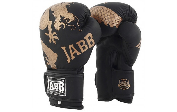 Боксерские перчатки Jabb JE-4070/Asia Bronze Dragon черный 8oz 600_380