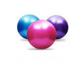Мяч для аэробики d75 см FitOn YB-3 розовый, насос в комплекте