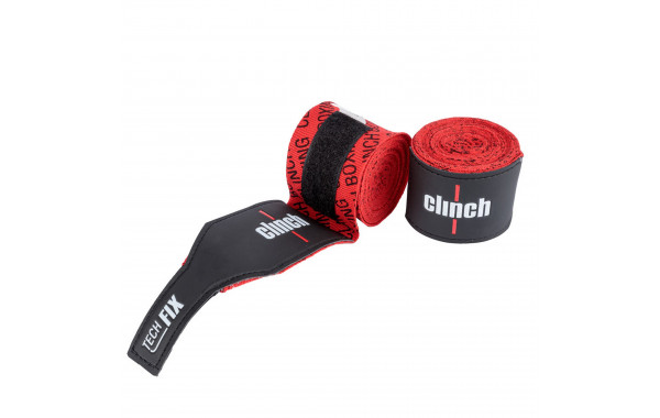 Бинты эластичные Clinch Boxing Crepe Bandage Tech Fix C140 красный 600_380