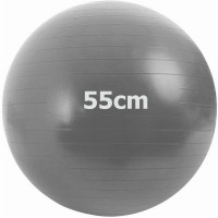 Мяч гимнастический Anti-Burstl d55 см Sportex GMA-55-A серый