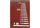 Дорожка (разметка) для прыжков в длину с места, для сдачи норм ГТО Atlet IMP-A468 красная