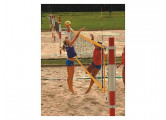 Сетка для пляжного волейбола ПрофСетка нить 2,5 мм 1,00 м х 8,50 м, черный 6025-03