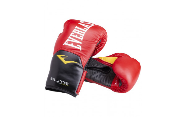 Перчатки боксерские Everlast Elite ProStyle P00001243-10, 10oz, к/з, красный 600_380