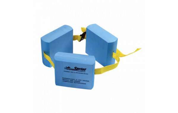 Пояс для обучения плаванию Sprint Aquatics 3-Piece Belt Float 670 голубой 600_380