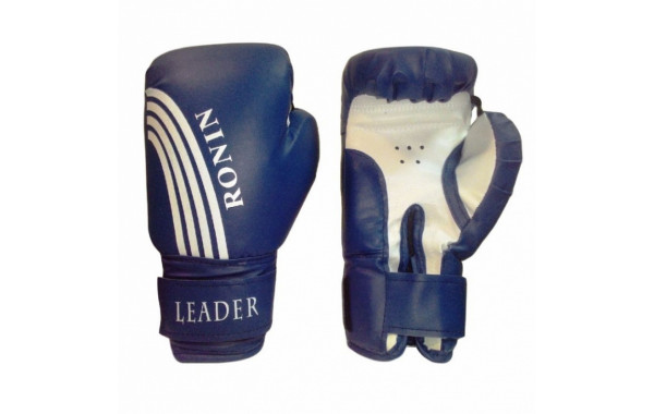 Боксерские перчатки Ronin Leader синий 6 oz 600_380