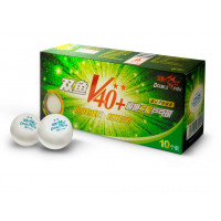 Мячи для настольного тенниса (10шт.) Double Fish 40+ Two star 2* Volant V211F