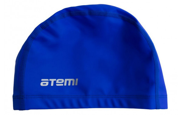 Шапочка для плавания Atemi тканевая с силиконовым покрытием СС103 синий 600_380