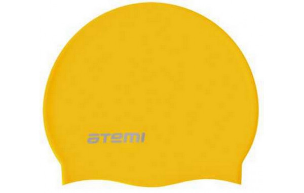Шапочка для плавания Atemi силикон SC307 желтый 600_380